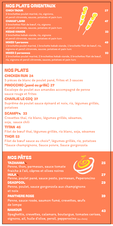 Menu page 4